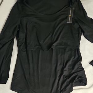 Black Nursing Pajama Set By Kindred Bravely